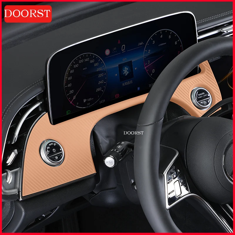 Für Mercedes Benz E Klasse W214 E260 E300 Instrument Panel Silikon Schutz Patch Trim Innen Modifikation Zubehör Image