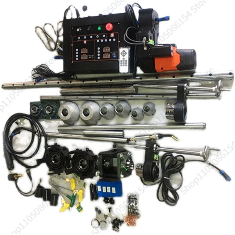 Bohrmaschine Bohr- und Schweißintegrierte Maschine Wartung des Baggers Tragbares kleines automatisches Reparaturschweißen Image