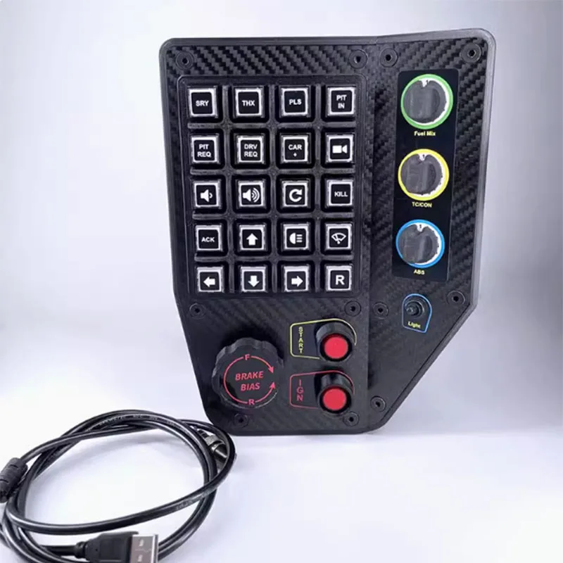 Simulation Racing Multifunktions-Instrument Center Control Button Box PC USB für Euro Truck Fanatec Thrustmast Logitech Image