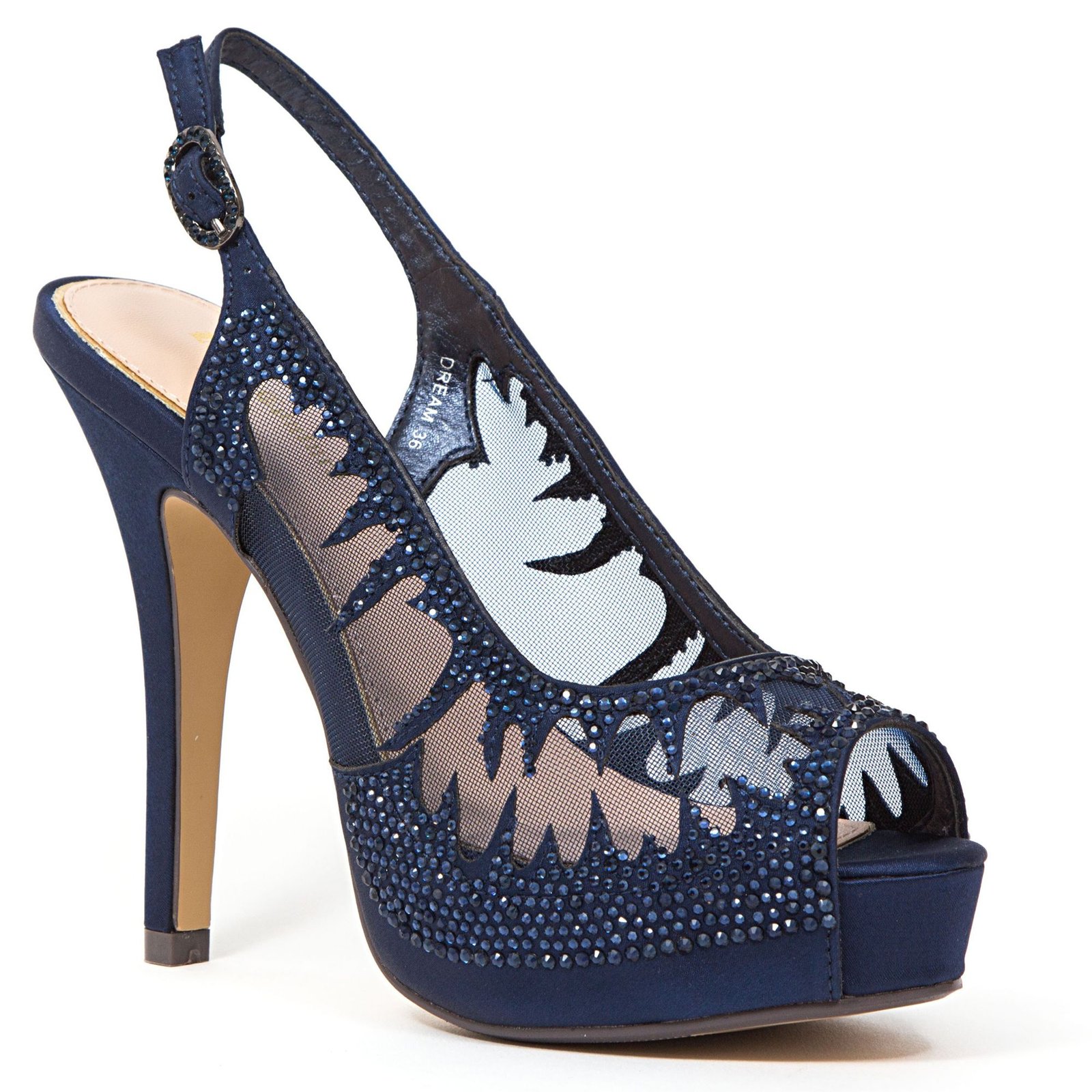 Lady Couture of NY Dream - Womens EURO 35 Navy Sandal Medium