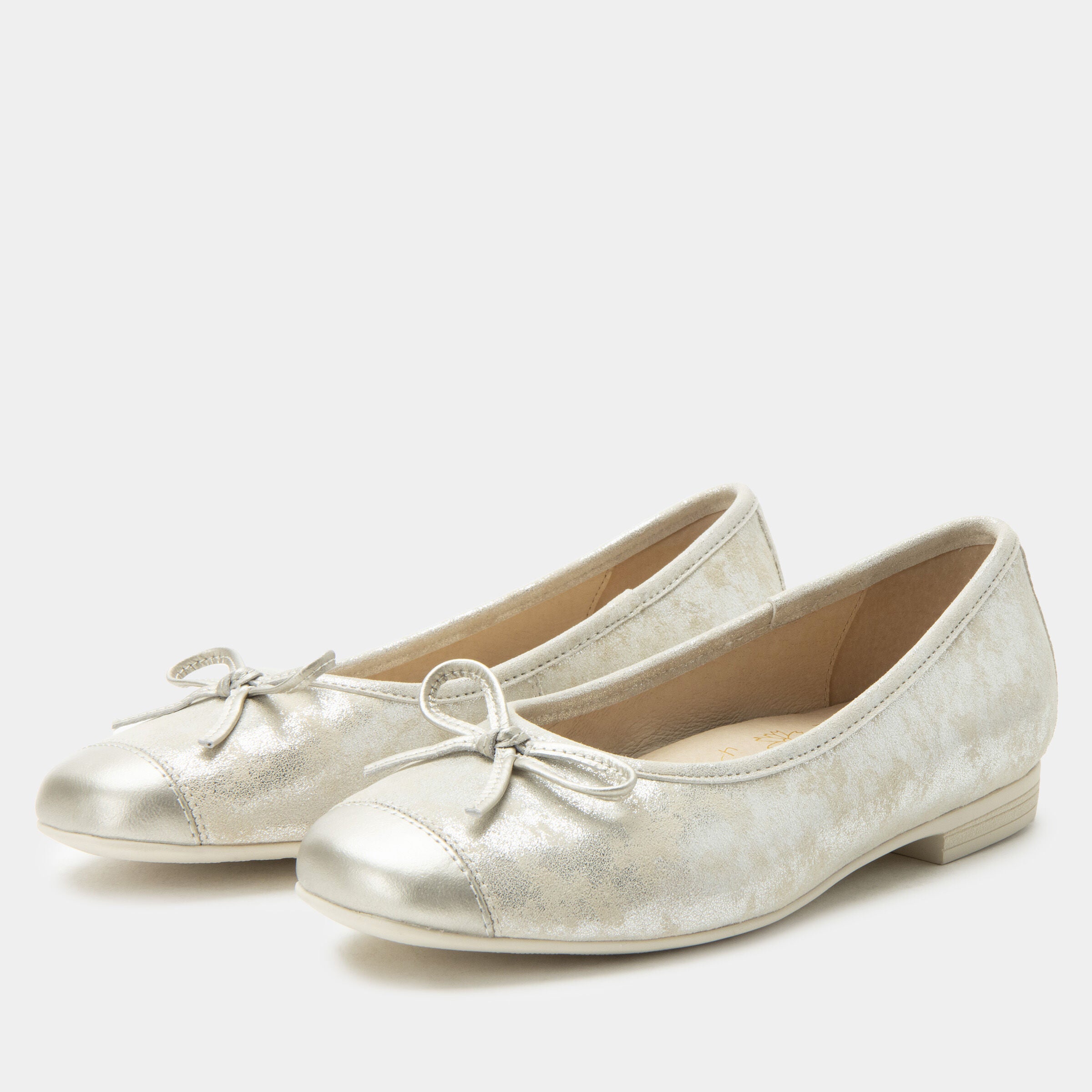 Women's Talya Ballet Flat by Alegria in Ivory (Size 42 M)