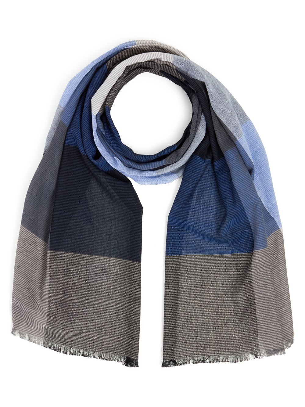 Nils Sundström Schal Herren blau, ONE SIZE Image