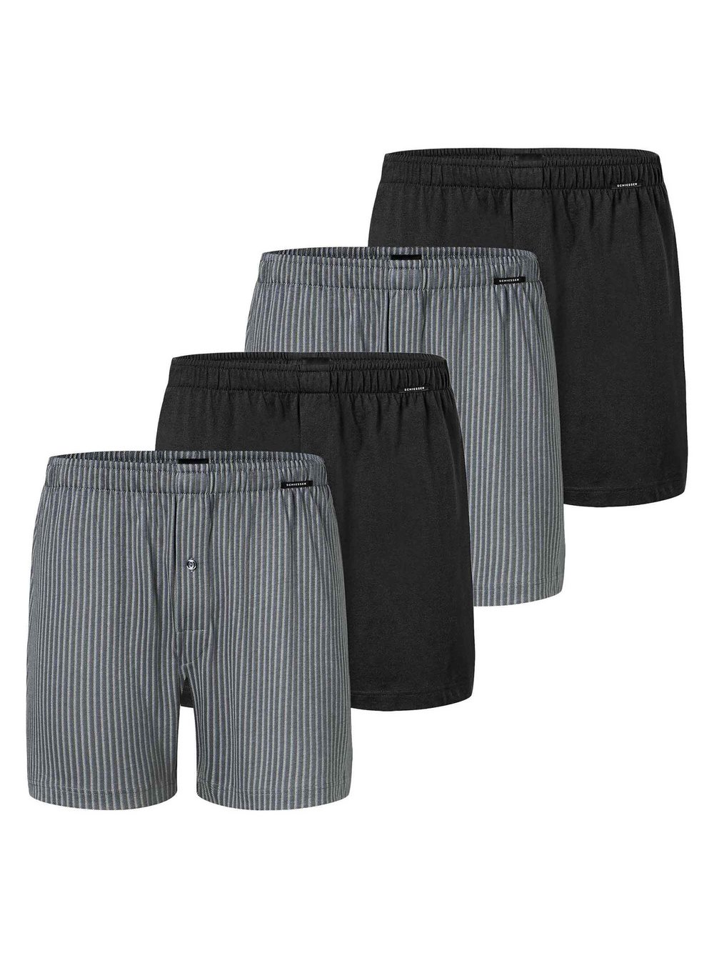 Schiesser Boxershort 4er Pack Herren mehrfarbig, S Image