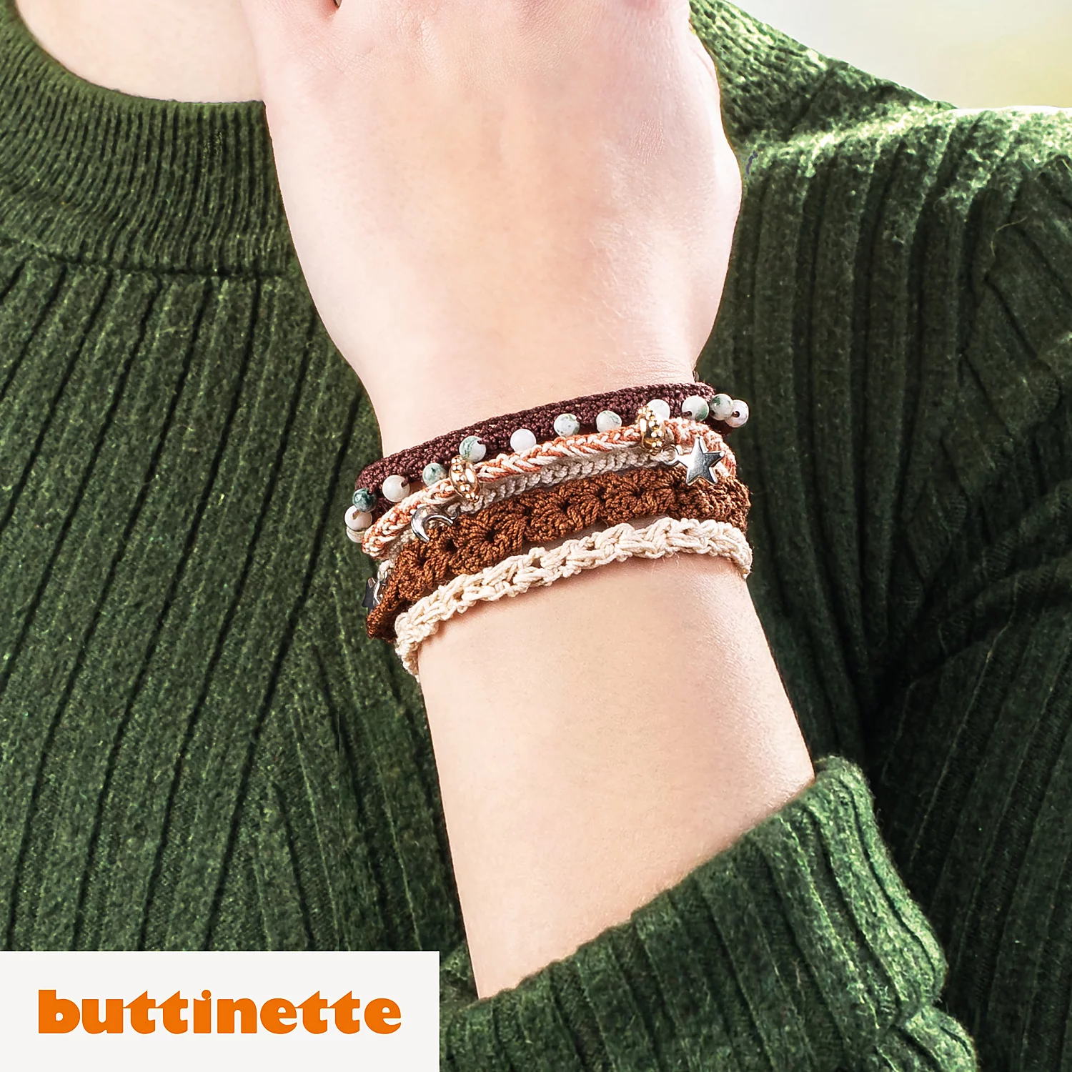 Häkelanleitung – Häkelarmband aus Woll Butt Diana Image