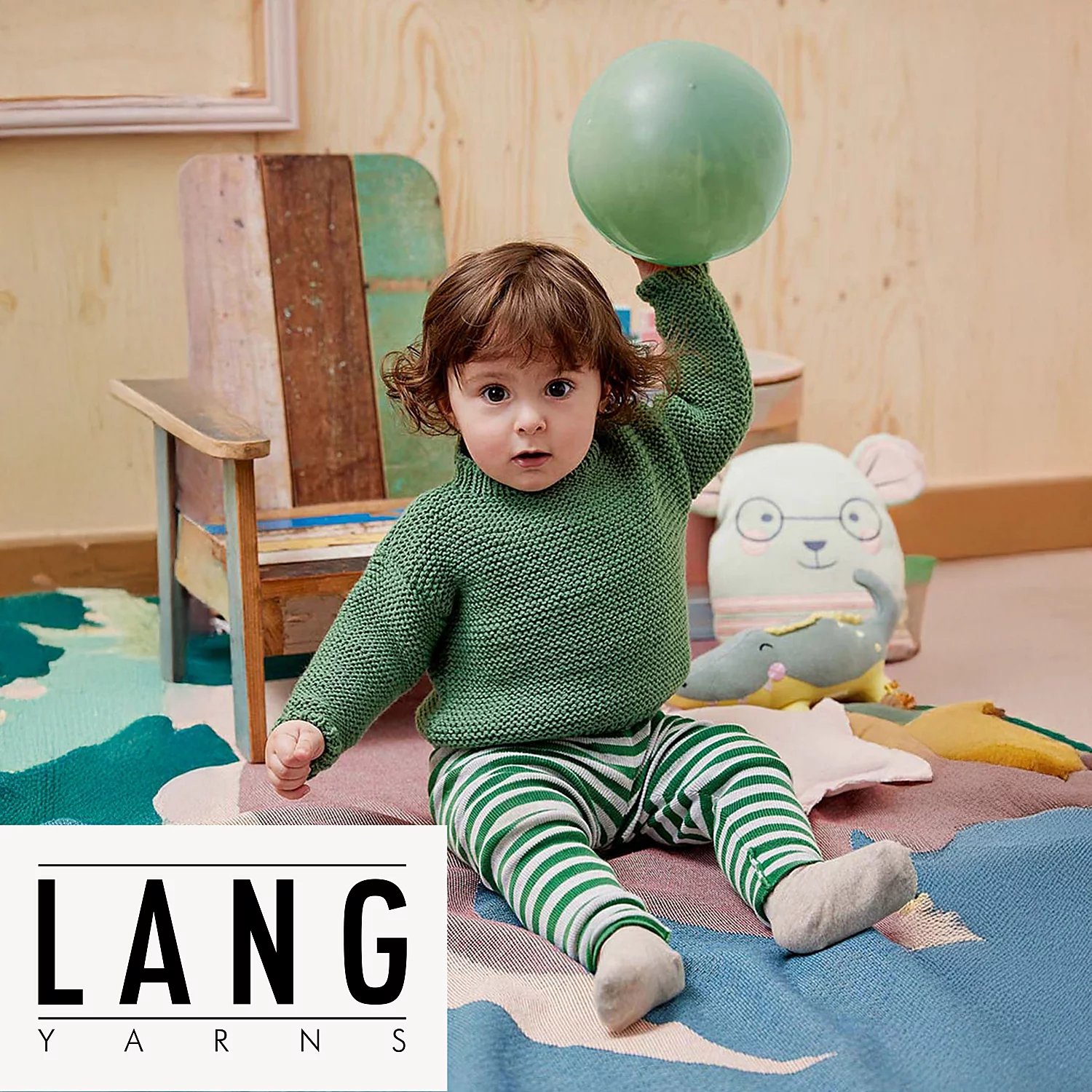 Strickanleitung – Pullover Odin aus Lang Yarns Merino 200 Bébé Image