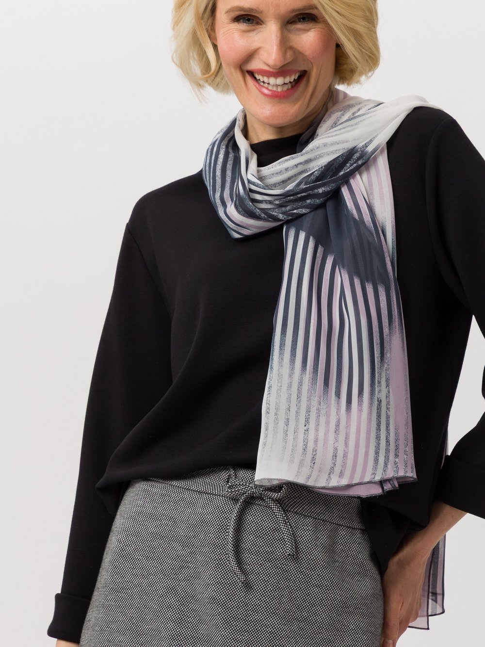 Frank Walder Tuch Damen lila, ONE SIZE Image