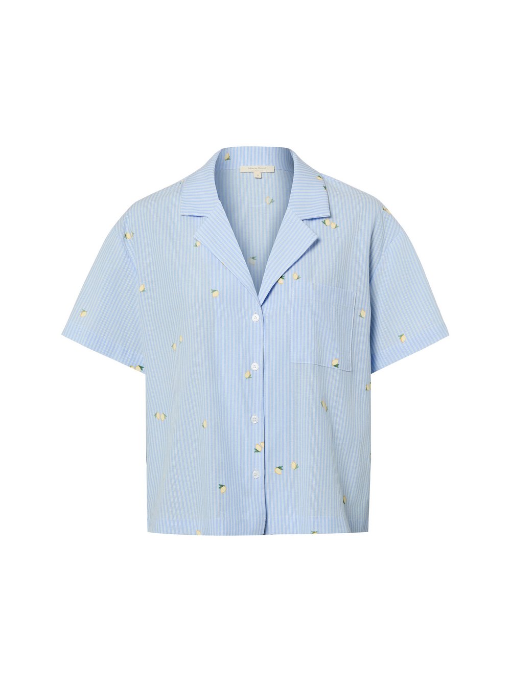 Marie Lund Pyjama-Shirt Damen hellblau, XL Image