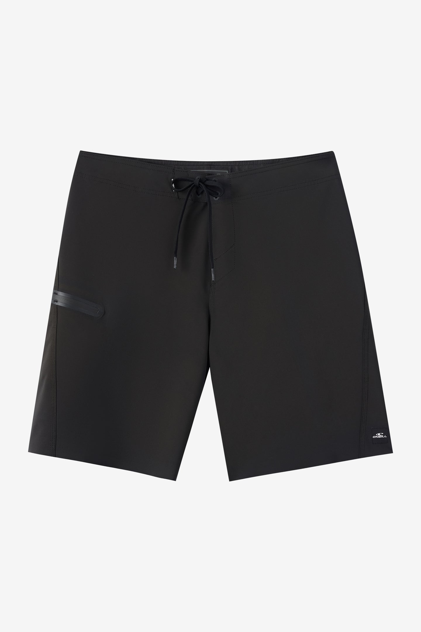 O'Neill Men's Hyperfreak Tech Solid 19"" Board Shorts in Black, Size 29, Elastane/Polyester