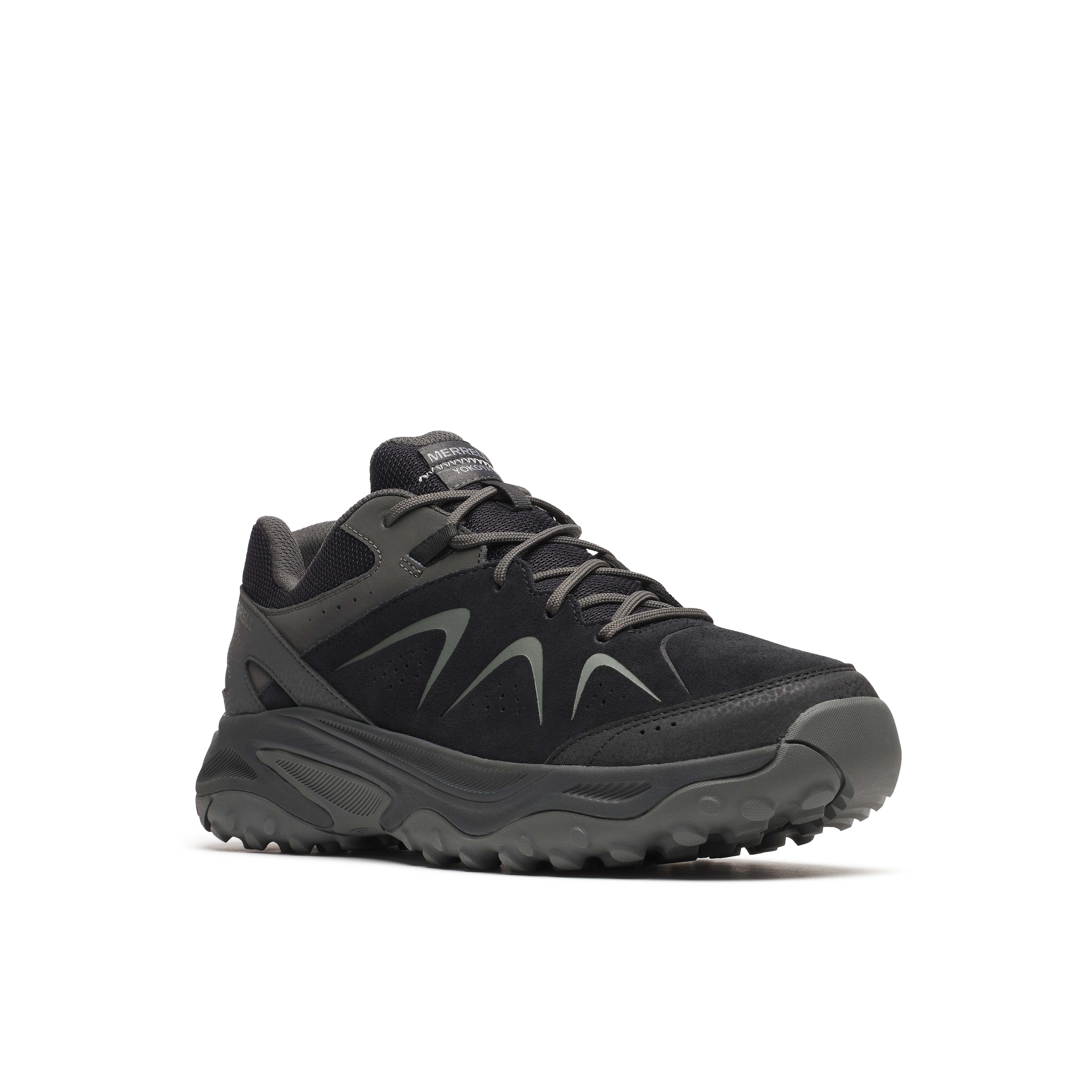 Wanderschuh MERRELL "YOKOTA 3 GORE-TEX", Herren, Gr. 41, schwarz, Leder, Synthetik, Schuhe Wanderschuh, wasserdicht