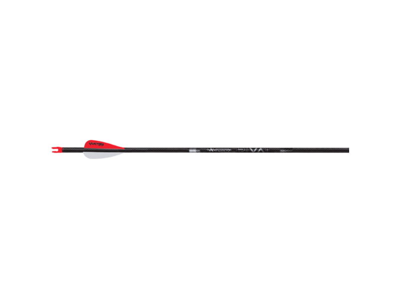 Victory Rival Arrows 350 Spine 6 Pk Black RVL-350FA-6