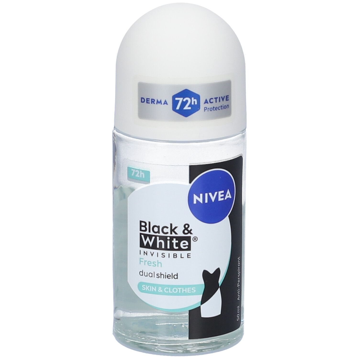 Nivea Deo Aid Invisible Black & White Fresh Roll On 50 ml Roll-On