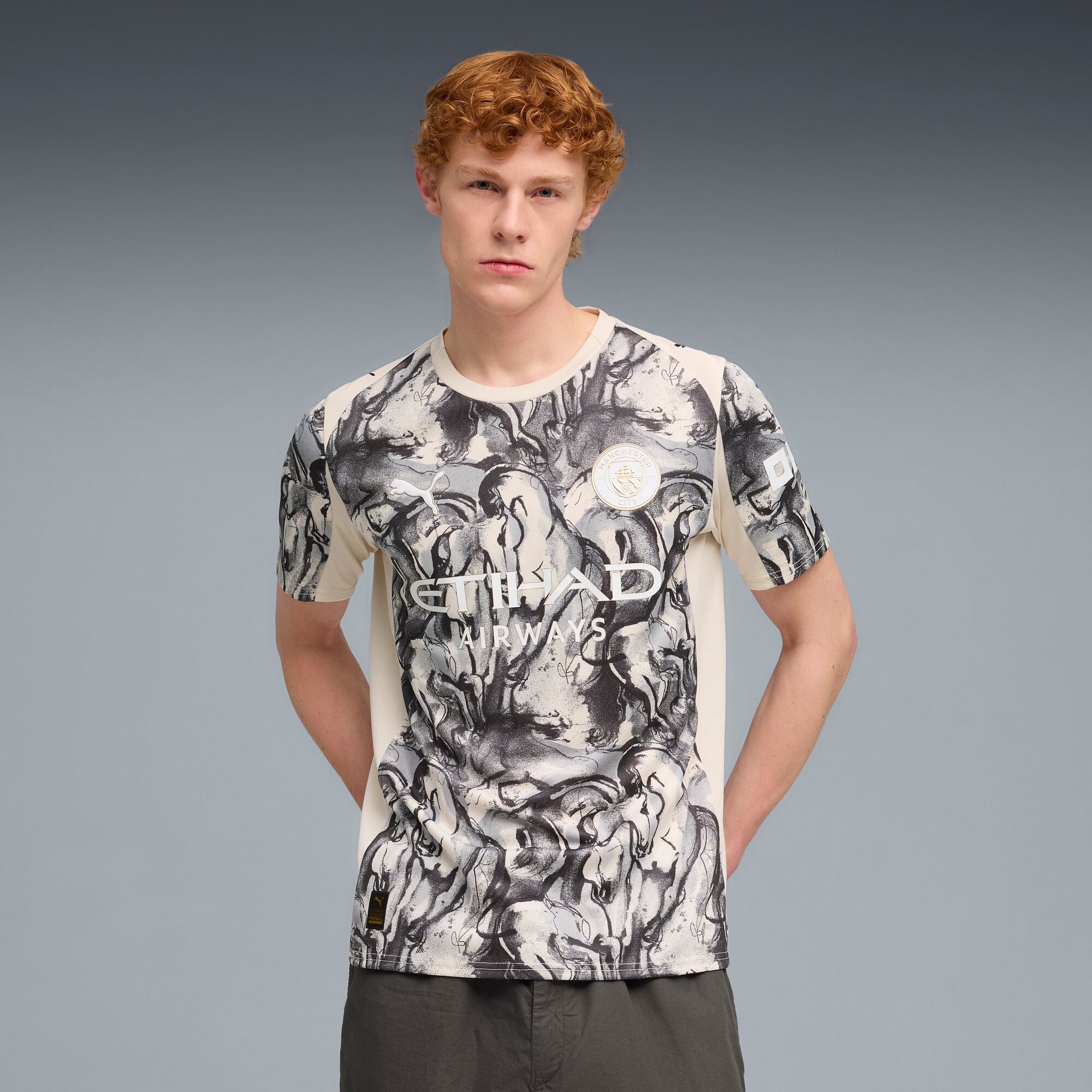 Manchester City Puma Year of the Horse Shirt Image