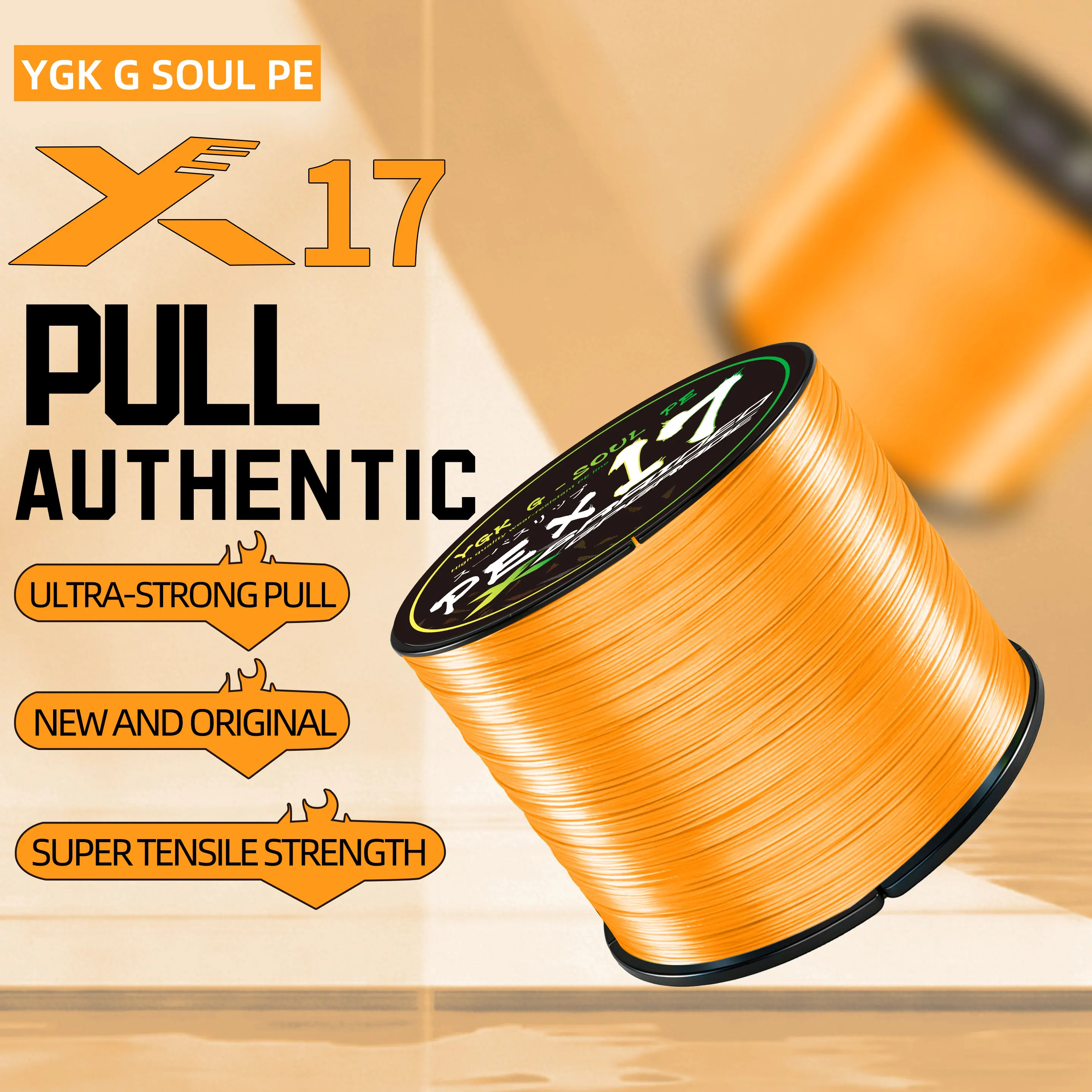 Lenza da Pesca Intrecciata YGK X8/12/17 Fili 2026, Linea PE Super Resistente X17, 100/150/200/300/500M, Filo da Pesca Multifilamento Intrecciato