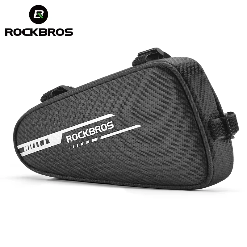 ROCKBROS Lokaler Versand 1,2 l Fahrradtasche Seitentaschen Twill Tube Dreieck Fahrradtasche Fahrt ohne Touch Bag Fahrradzubehör Image