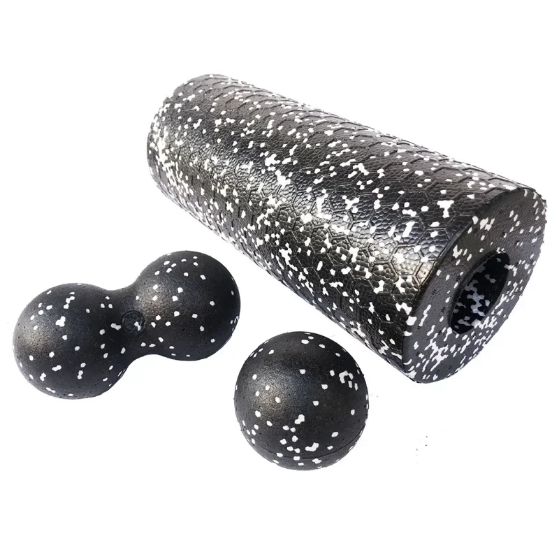 Hohl Yoga Roller Massage Erdnuss Ball Set EPP Fitness Schaum Säule Für Rückenschmerzen Beine Hüfte Tiefe Gewebe Stretching Muskel Entspannen Image