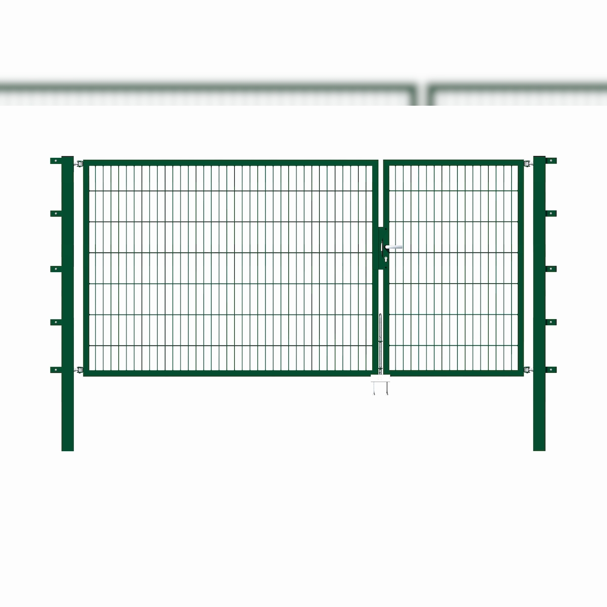 Alberts 646639 Doppeltor Flexo mit Zubehör, grün, Breite 100 + 200 cm, Höhe 140 cm Image
