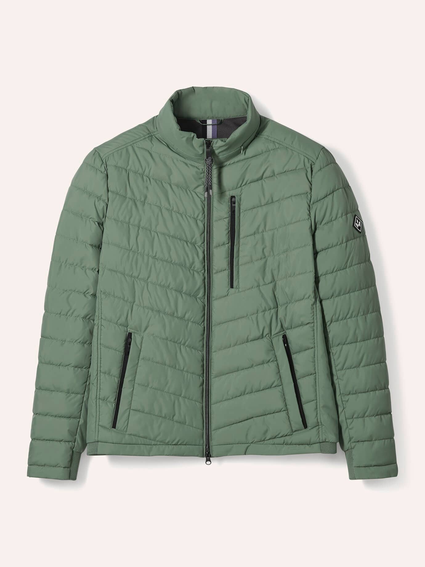 Walbusch Herren Klima Leichtsteppjacke Grün