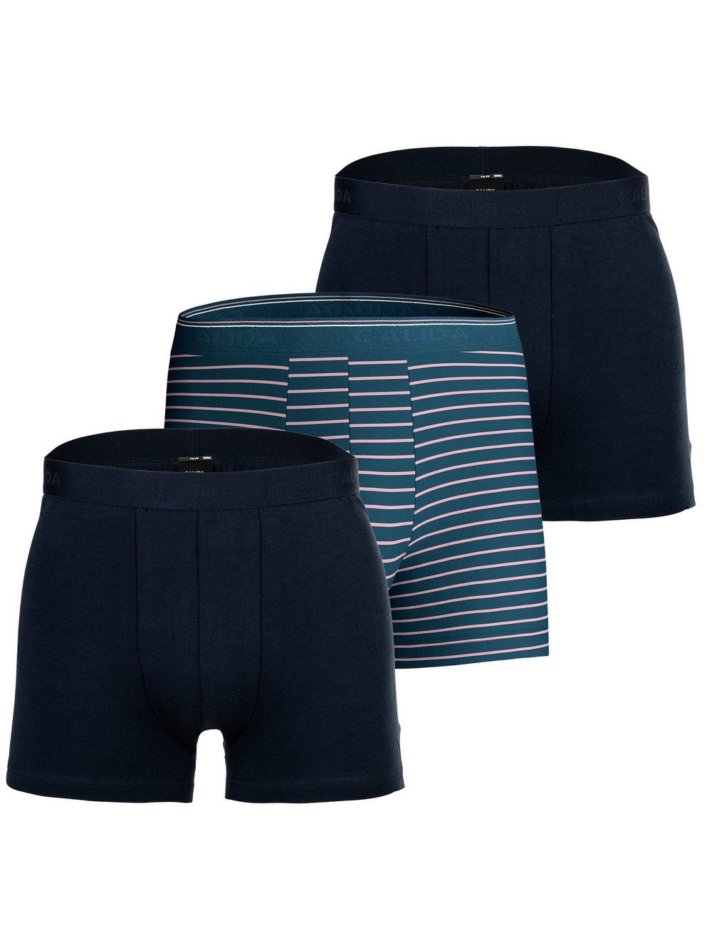 Calida Boxershort 3er Pack Herren blau, 56 Image