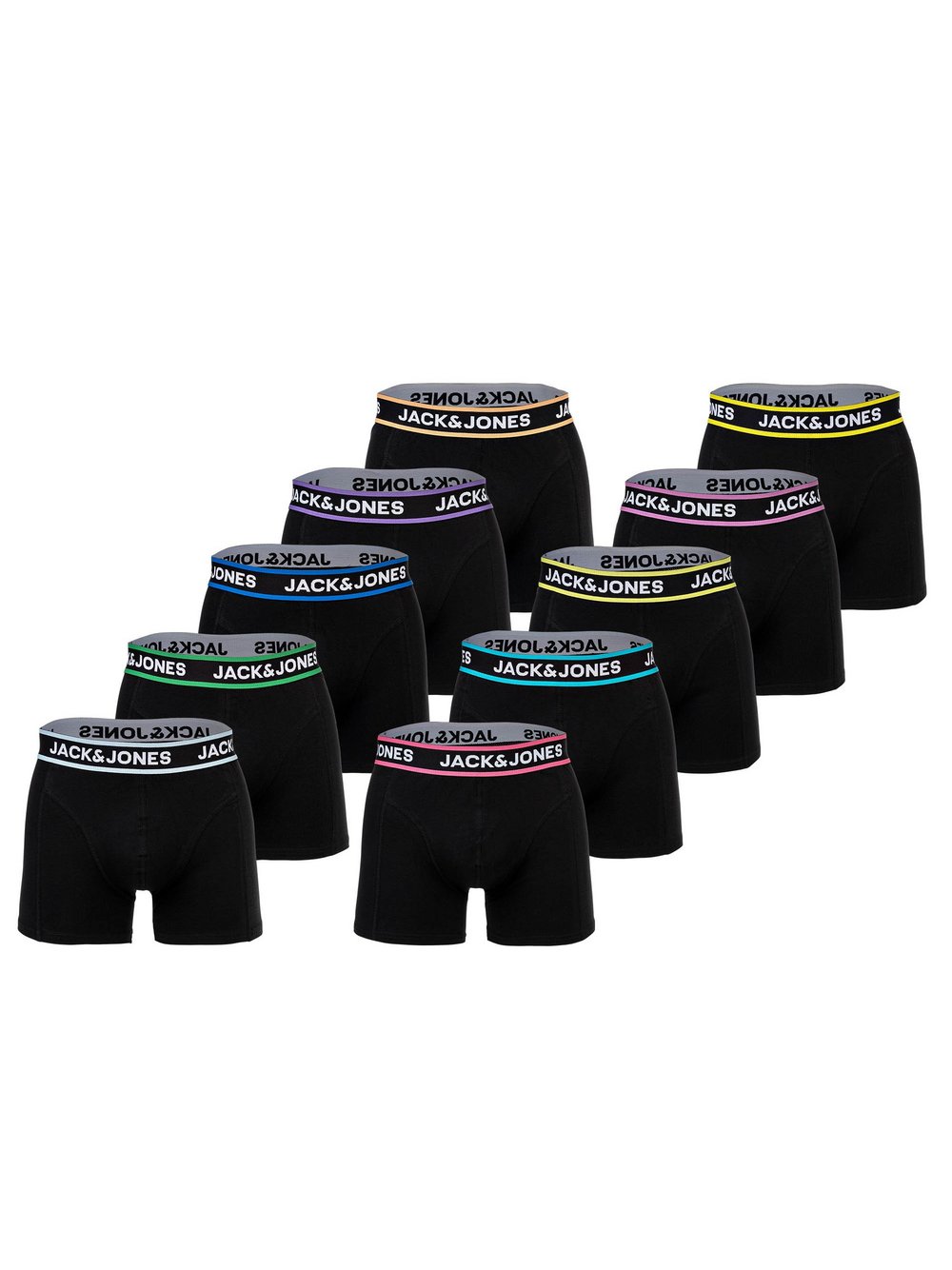 Jack & Jones Boxershort 10er Pack Herren schwarz, M Image