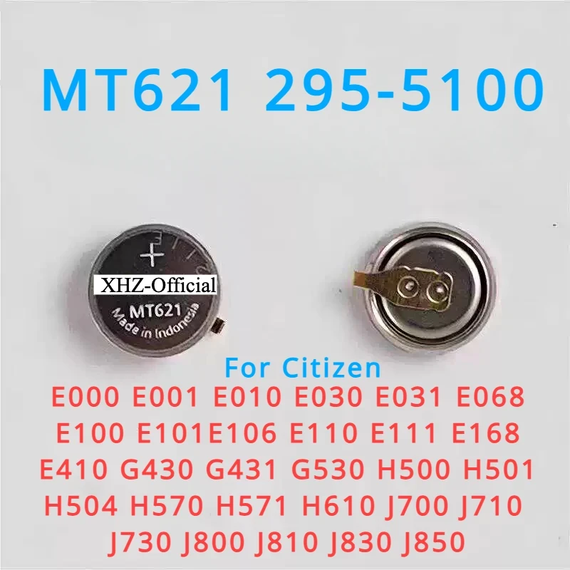 Neuer 295-51 MT621 295-5100 mit Fußuhr-Akku, Uhrenkondensator für Citizen H504 E100 Eco Drive Image