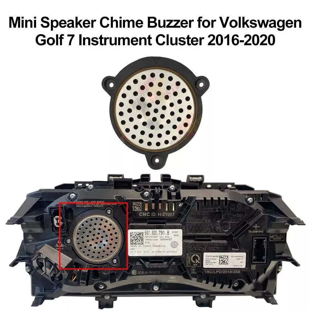Mini-Lautsprecher, Glockenspiel, Summer-Lautsprecher für Volkswagen Mercedes Kombiinstrument Image