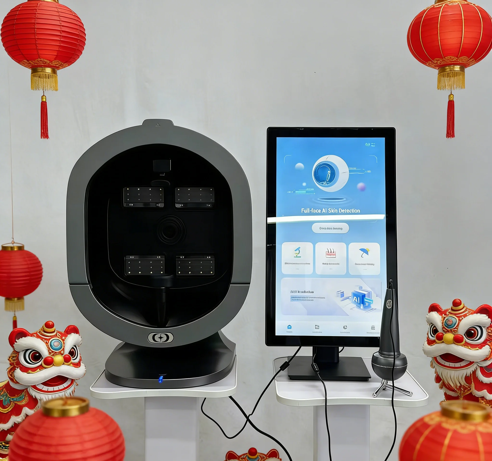 X5/X5 Pro KI-Hautbildanalyse Intelligenter Gesichtshaut-Analysator Follikel-Testgerät Hautanalyse-Lupe Image