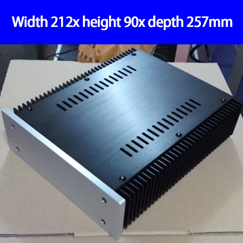 KYYSLB 2109 212*90*257mm Aluminium Verstärker Chassis Box Haus DIY Gehäuse Power AC Stehen Amplificador fall Shell Image