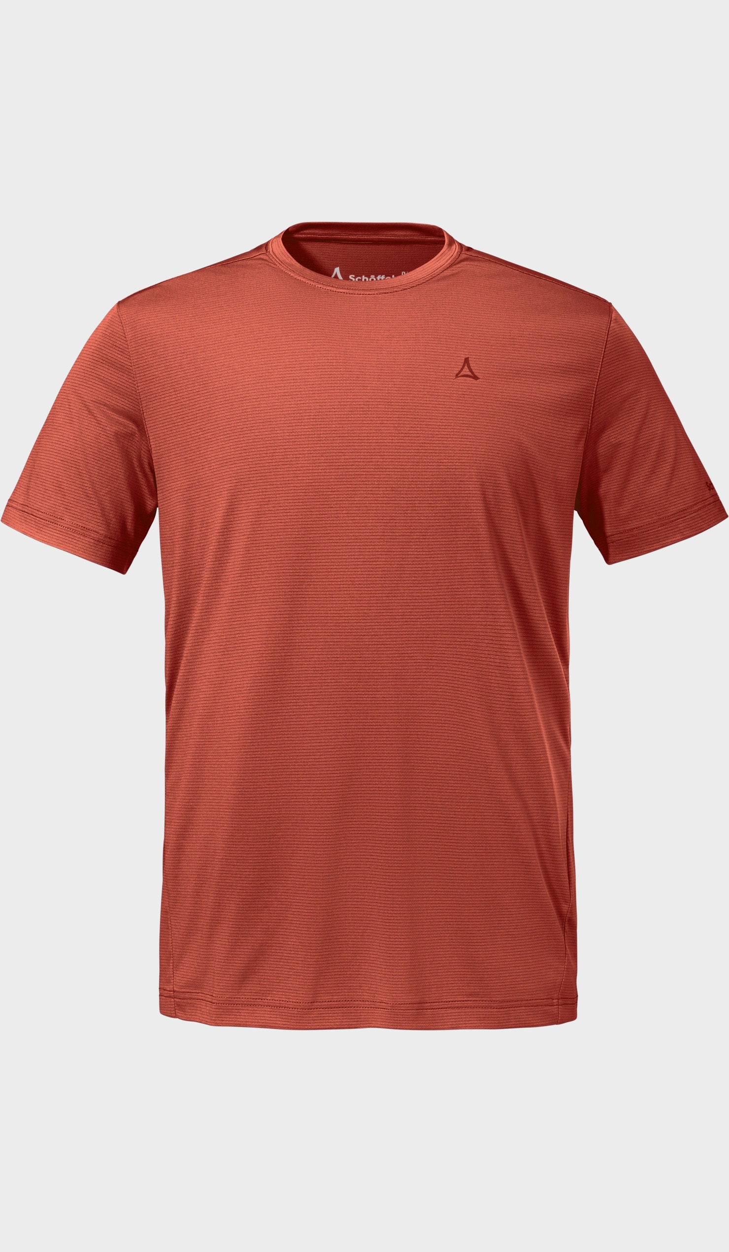Funktionsshirt SCHÖFFEL "CIRC T Shirt Tauron M", Herren, Gr. 52, 5590, rot, Oberstoff: 100% Polyester, Rundhals, Shirts Funktionsshirt
