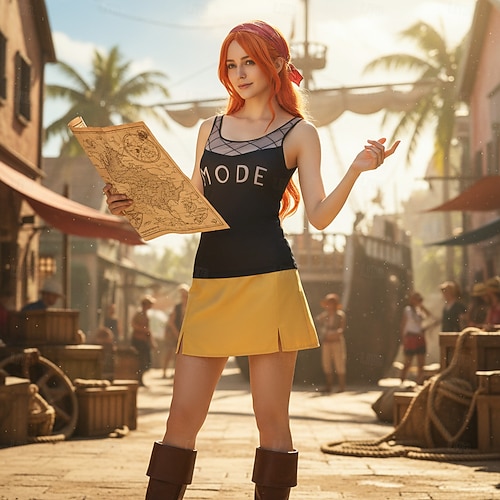 Cosplay Kostüm Outfits Anime for Damen Erwachsene Halloween Karneval Maskerade Urlaub Leistung Anime Expo Image