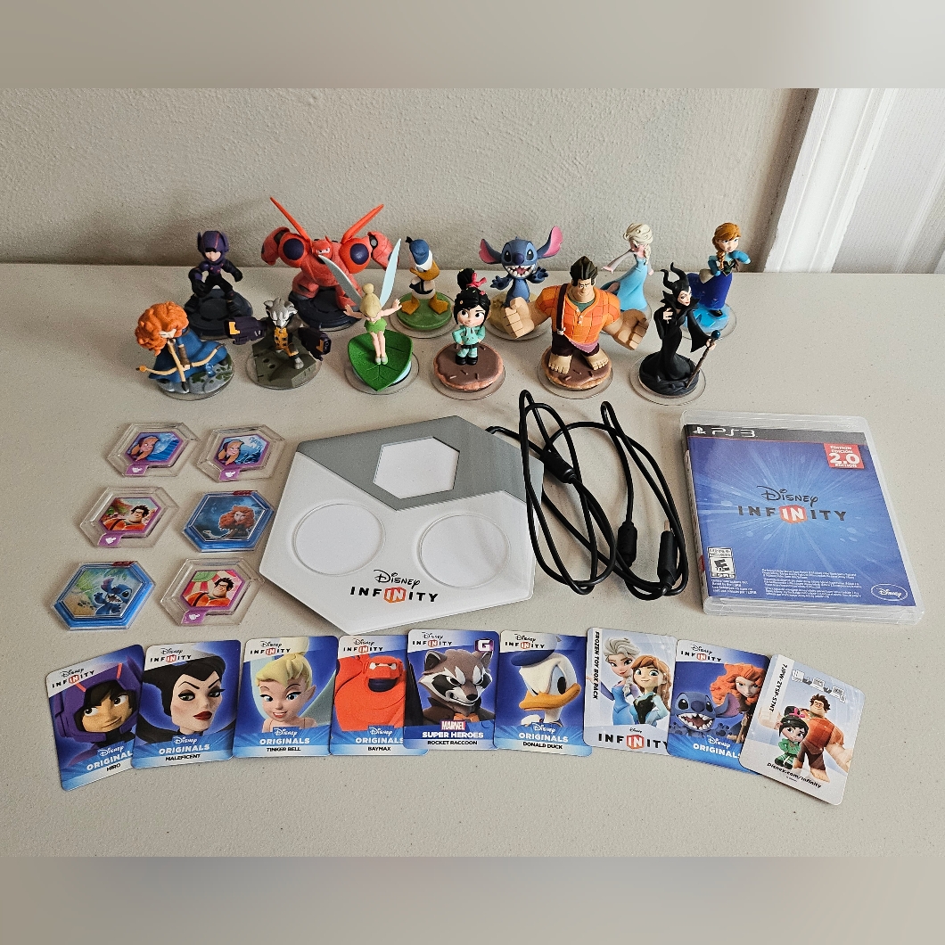 Disney Video Games & Consoles | Disney Infinity 2.0 Playstation 3 Huge Game Lot With Characters | Color: Black/White | Size: Os