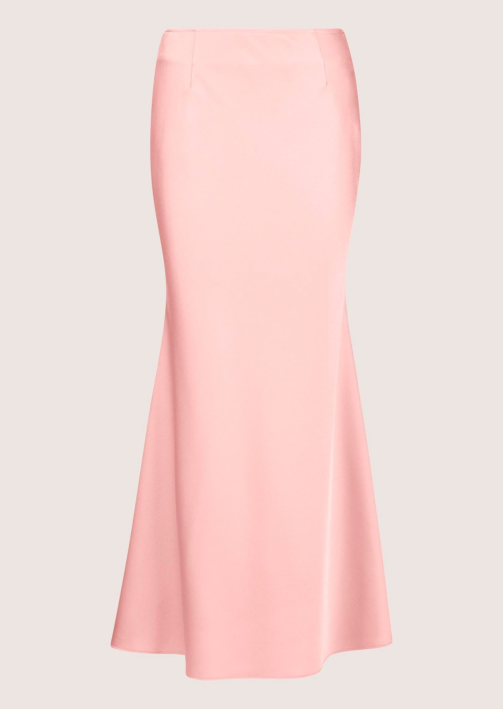 Midirock MADELEINE "Satinrock Eleganter Maxirock für festliche Anlässe", Damen, Gr. 40, rosa (puderrosé), Obermaterial: 100% Polyester PES., Modern, normal, Röcke, Langer Satinrock in A-Linie