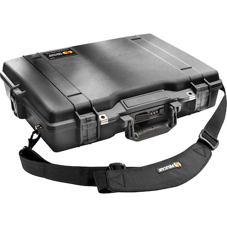 PELICAN 1495 Black Protective Case, 21.6"L x 17-1/4"W x 4.9"D