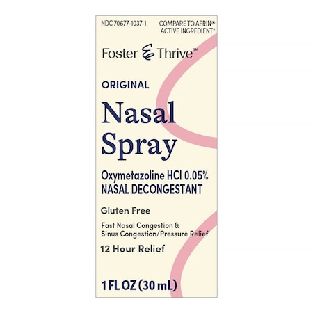 FOSTER & THRIVE 70677103701 Nasal Spray, 1-ounce bottle