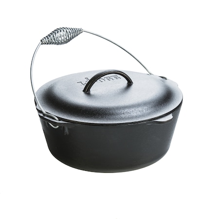 LODGE L10DO3 Lodge Logic Cast Iron Dutch Oven 12 in. 7 Black