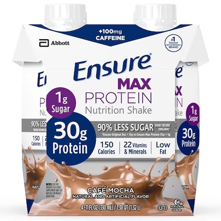 ENSURE MAX PROTEIN NUTRITION SHAKE 66893 Ensure Max Protein Cafe Mocha Oral