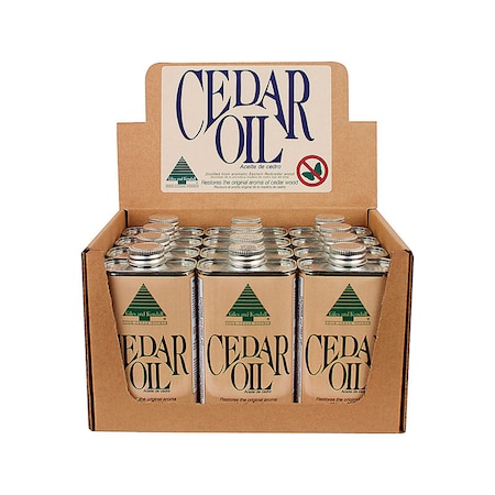 GILES & KENDALL OIL 12-8 Low Luster Clear Oil-Based Cedar Oil 8 oz
