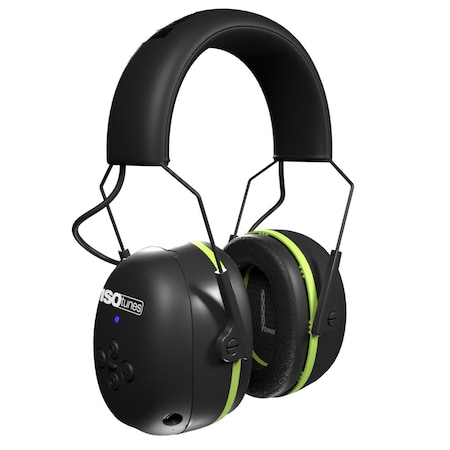 ISOTUNES IT-46 AirDefender Bluetooth Earmuff,Blk,Safety