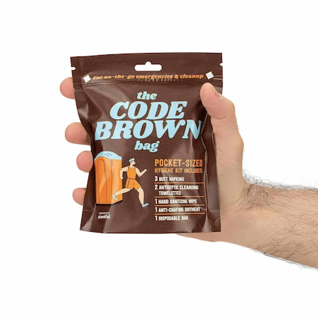 BUTT NAPKINS CODE-BROWN The CODE BROWN Bag