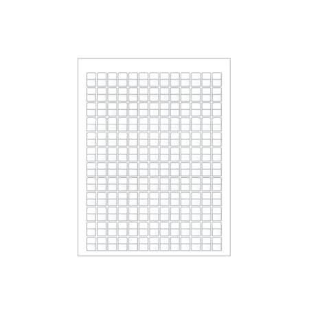 ZIPTAPE ZT-LSL-70-603-10 Laser Printer Label Sheet Sticker Paper - 0.5" W x