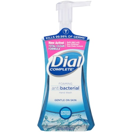 DIAL 05400 Complete Spring Water Scent Antibacterial Foam Hand Soap 7.5 oz
