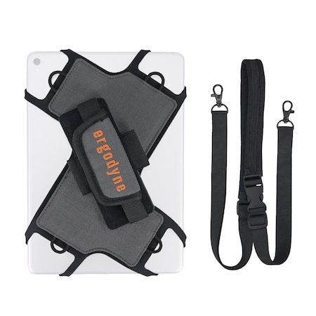 ERGODYNE 5549 Gray Tablet Holder, Detachable Shoulder Strap