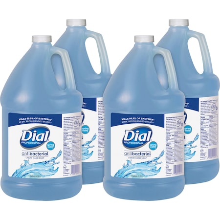 DIAL DIA15926CT 1 gal (3.8 L) Spring Water Scent Liquid Hand Soap 4 PK