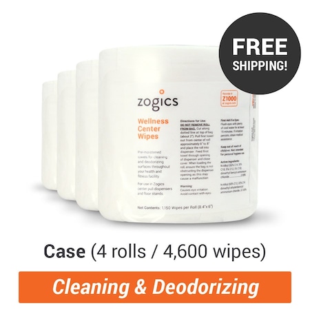 ZOGICS Z1000-4 Wellness Center Wipes, 4PK - ZOGICS