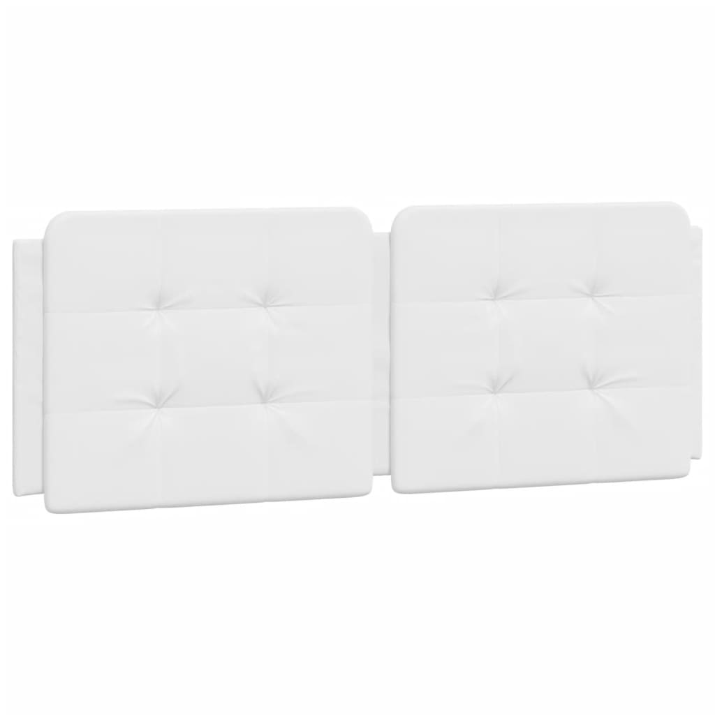 vidaXL Kopfteil-Kissen "Zadar" Weiß 140 cm Kunstleder Image