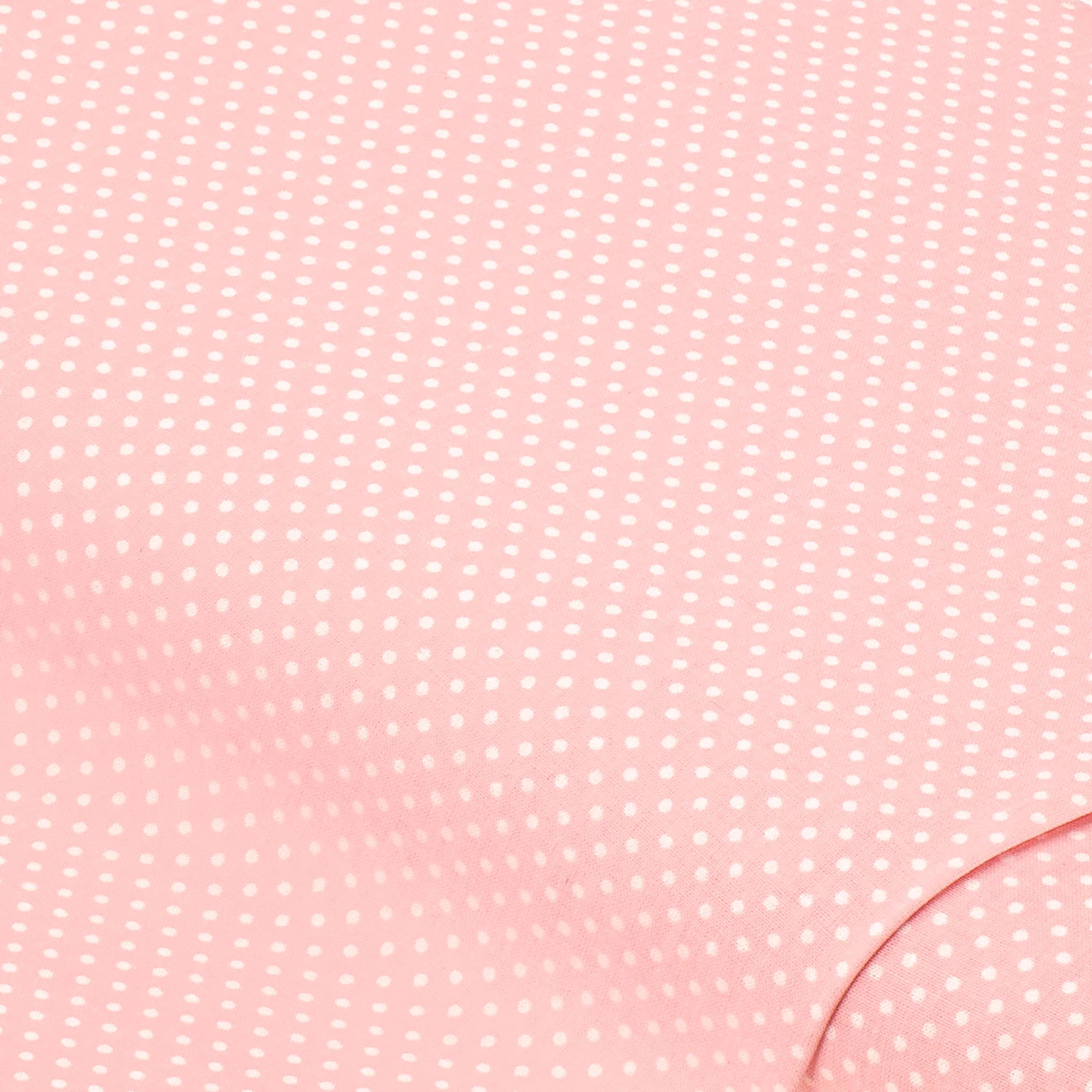 Baumwollstoff Tüpfchen Mona, rosa/weiß Image