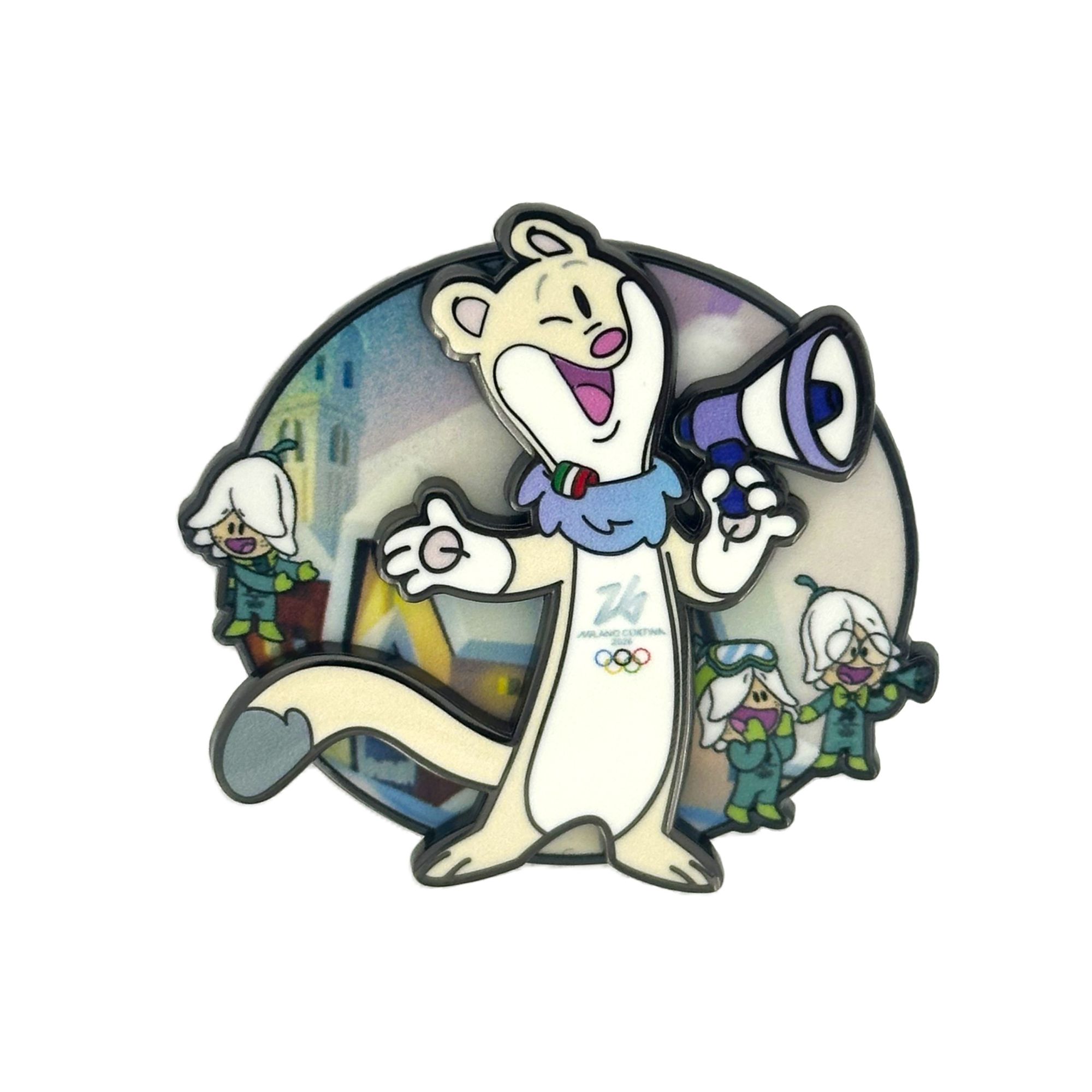 Milano Cortina 2026 Olympia Tina Pin Anstecker Image