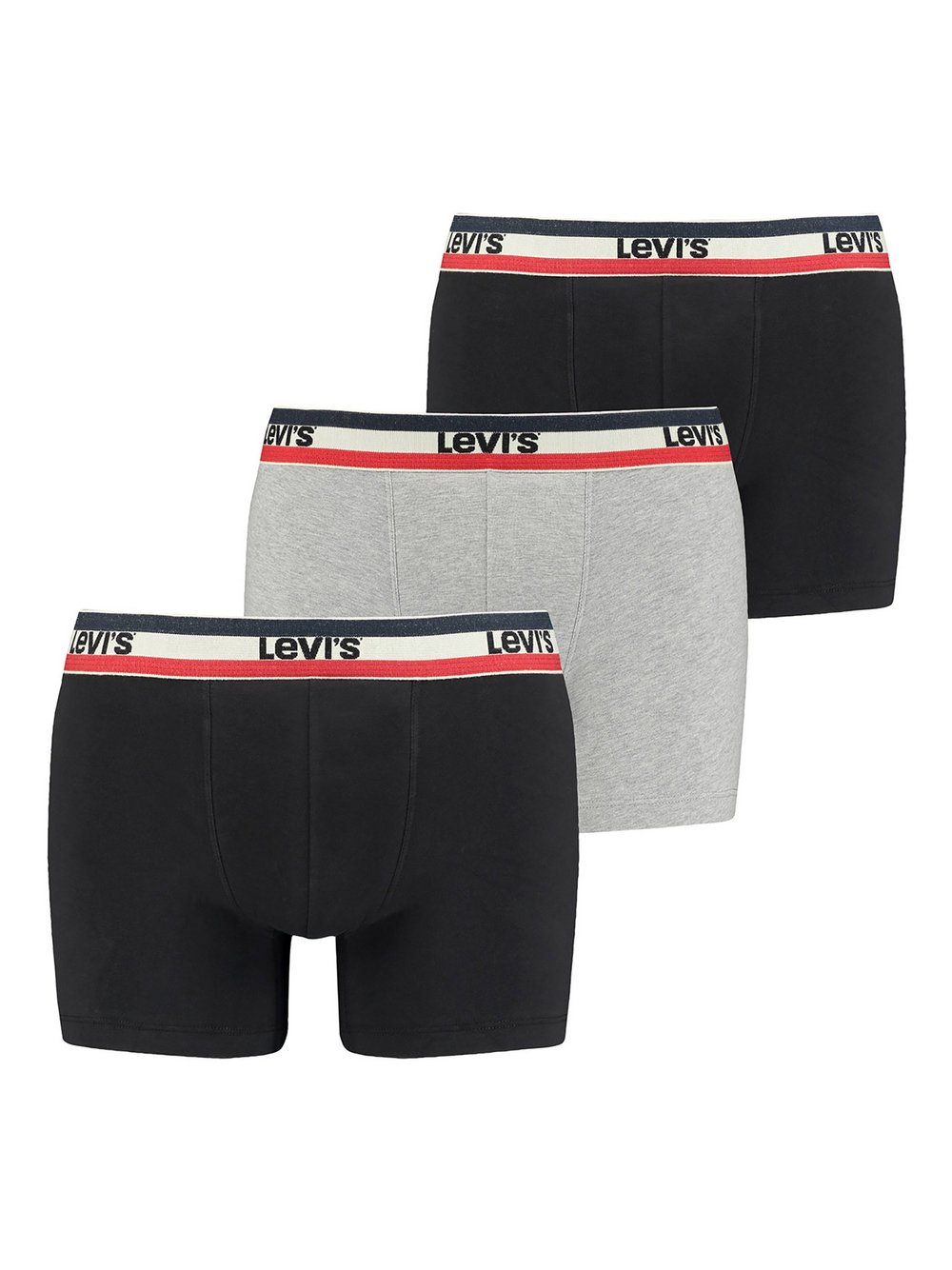 Levi's Boxershort 3er Pack Herren mehrfarbig, L Image