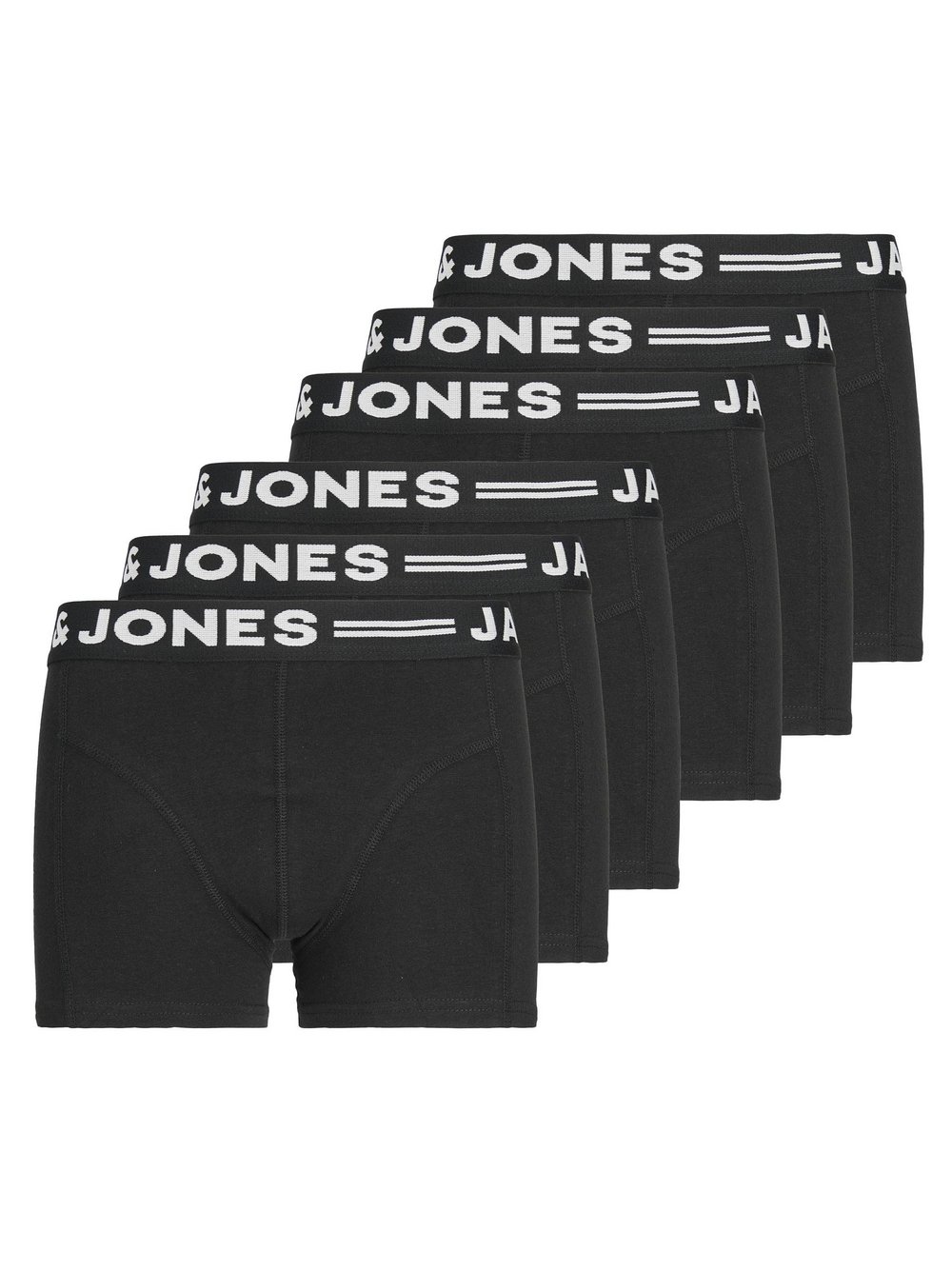 Jack & Jones Boxershort 6er Pack Jungen schwarz, 152 Image