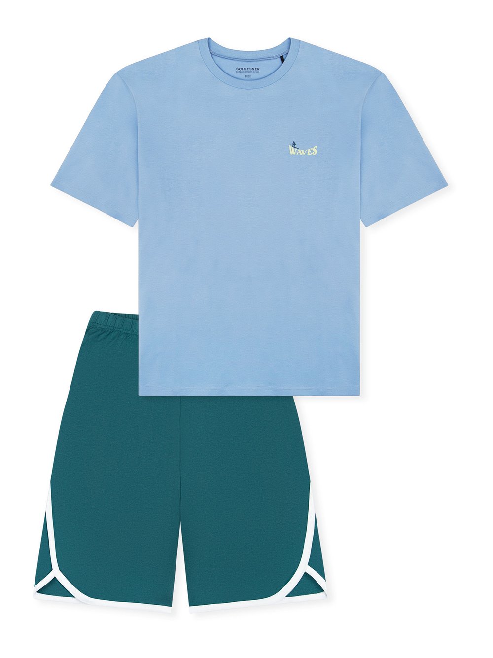 Schiesser Pyjama Jungen blau, 140 Image