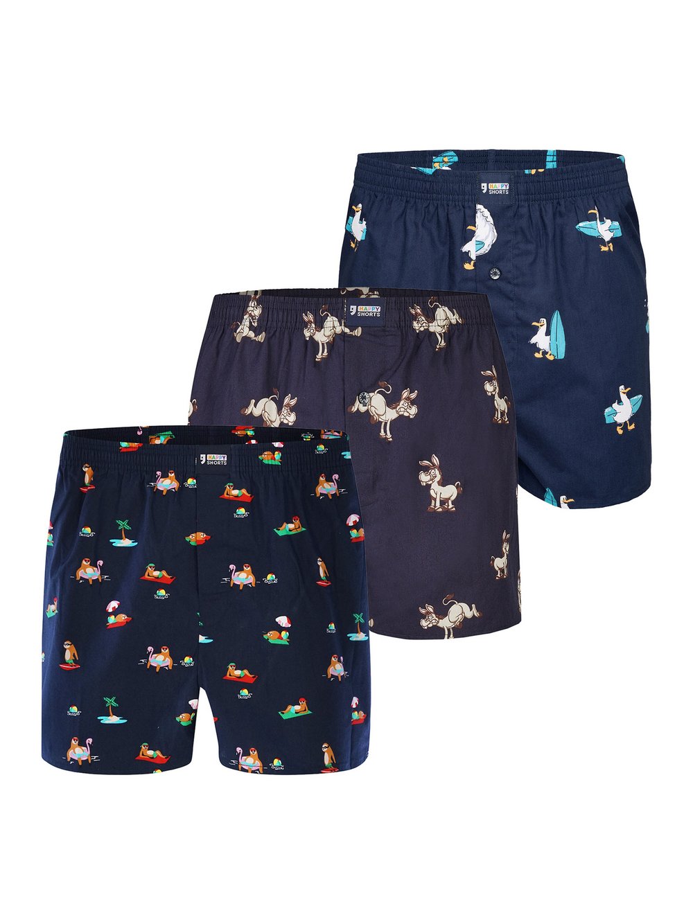 HAPPY SHORTS Boxer Herren mehrfarbig, XXL Image